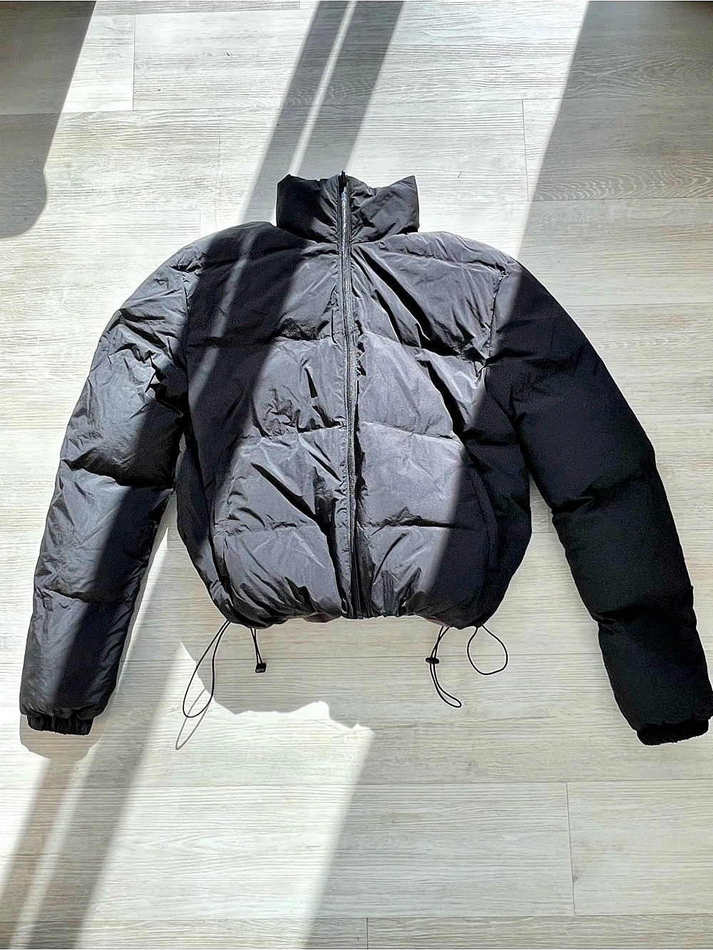 Reversible Black to Brown New Puffer Jacket Size M
